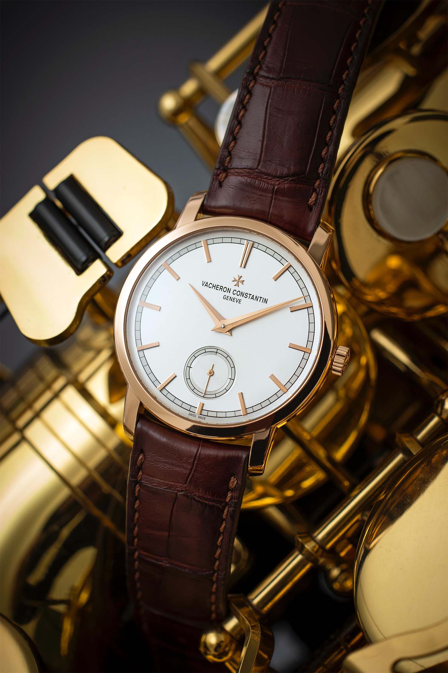 Vacheron Constantin Patrimony Traditionnelle Pink Gold Poincon de Geneve for sale